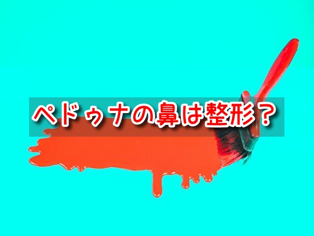 ペドゥナ 鼻