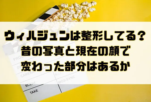 ウィハジュン　整形　昔